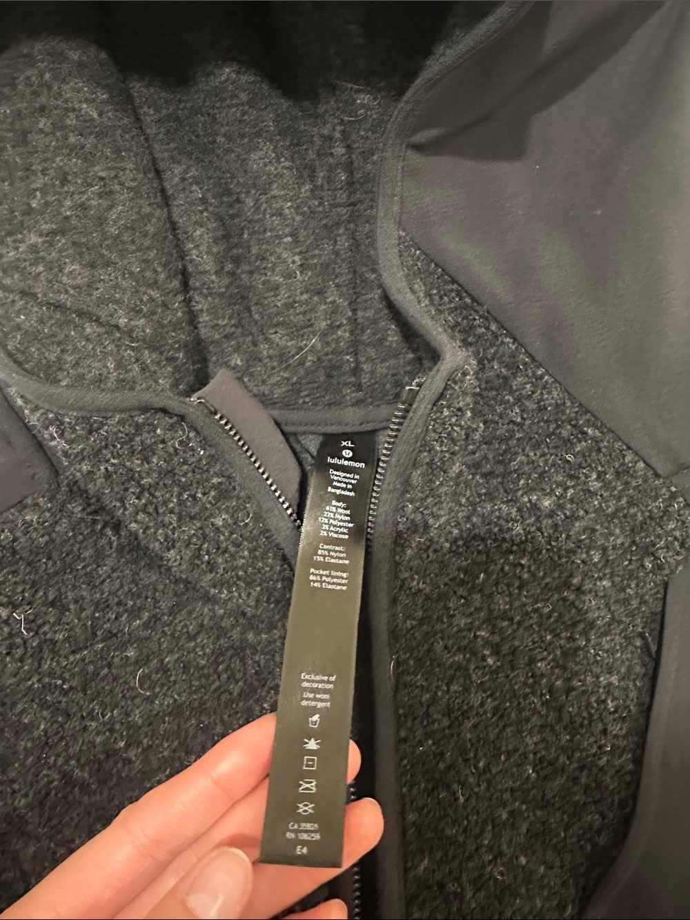 Lululemon Wool Jacket - Picture 2 of 4